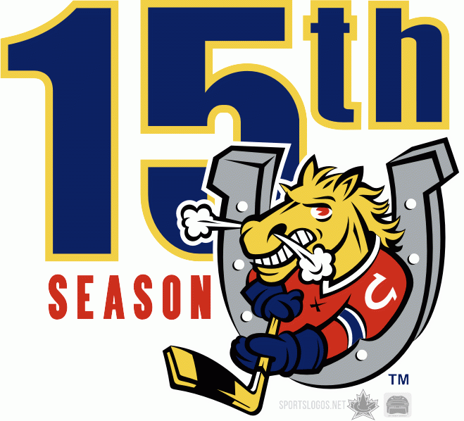Barrie Colts 2010 anniversary logo iron on transfers for clothing
